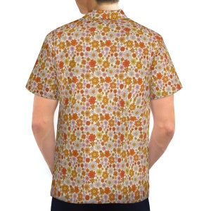 Vintage 70s Style Shirt, Retro Shirt Men, Hippie Shirt Men, Men's ...