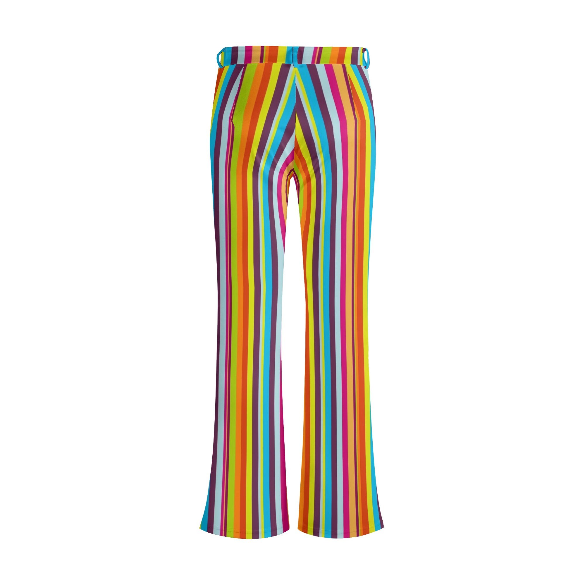 【HI FI FNK】Marco Striped Wide Trousers Cyber Punk Wide Stripe Cotton Pants