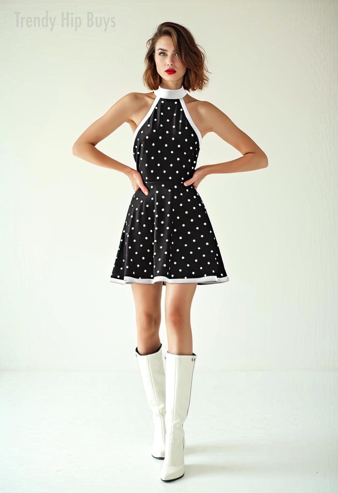 Short Sixty Dress Black main image 1