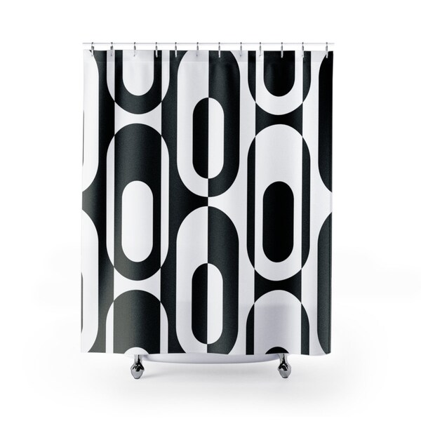 Mod Shower Curtain Etsy
