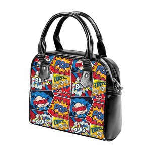 Pop Art leather bag