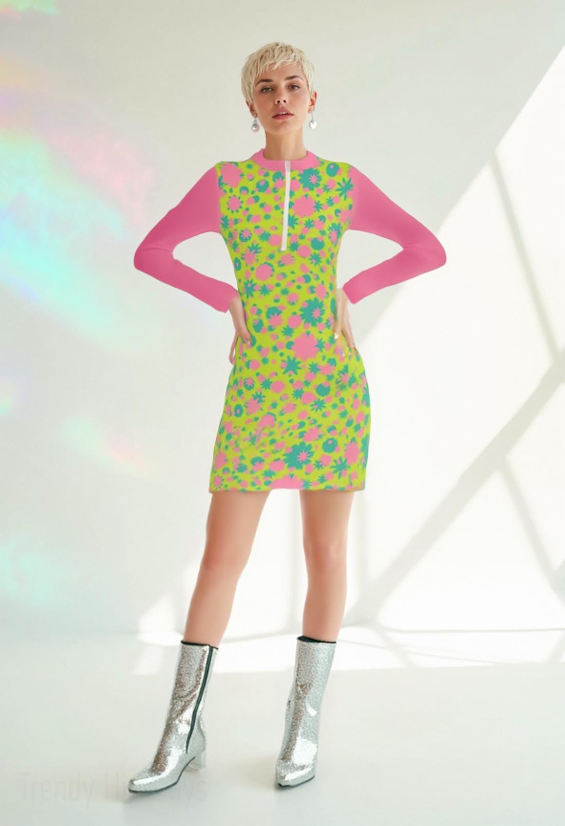 Scuba Green Dress - Etsy