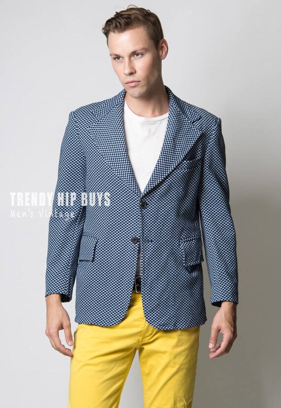 Men's Jacket, Men's Blazer, Men's 70s jacket, Vint