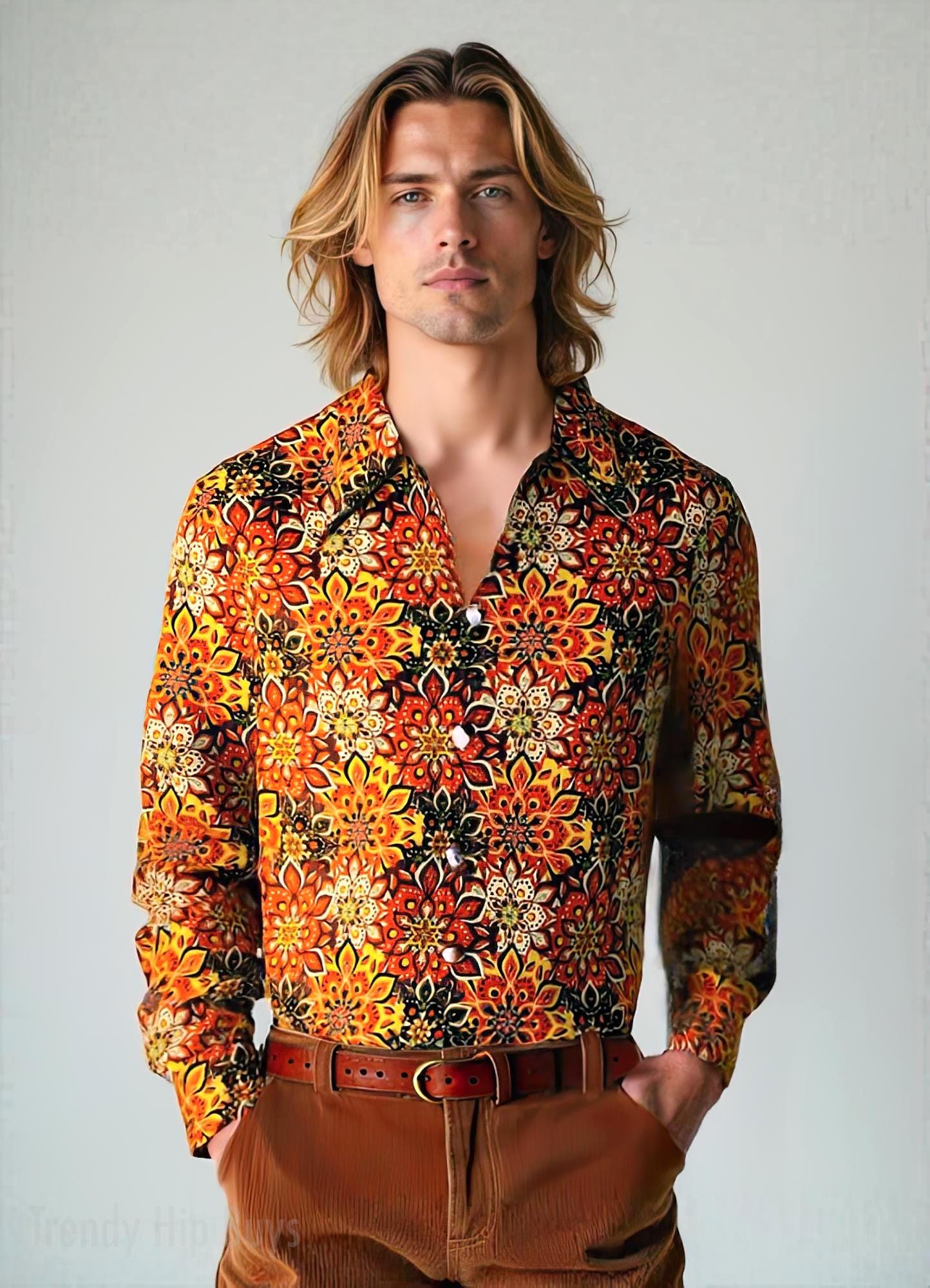 70s Hippie Shirt - Etsy