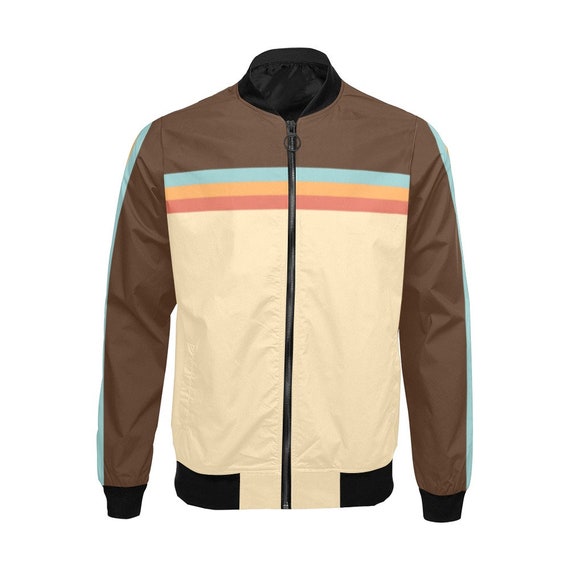 Bomber Jacket Men, Men's Bomber Jacket, Retro Jacket, 70s Bomber Jacket Men, Men's Bomber Jacket, Retro Jacket, 70s