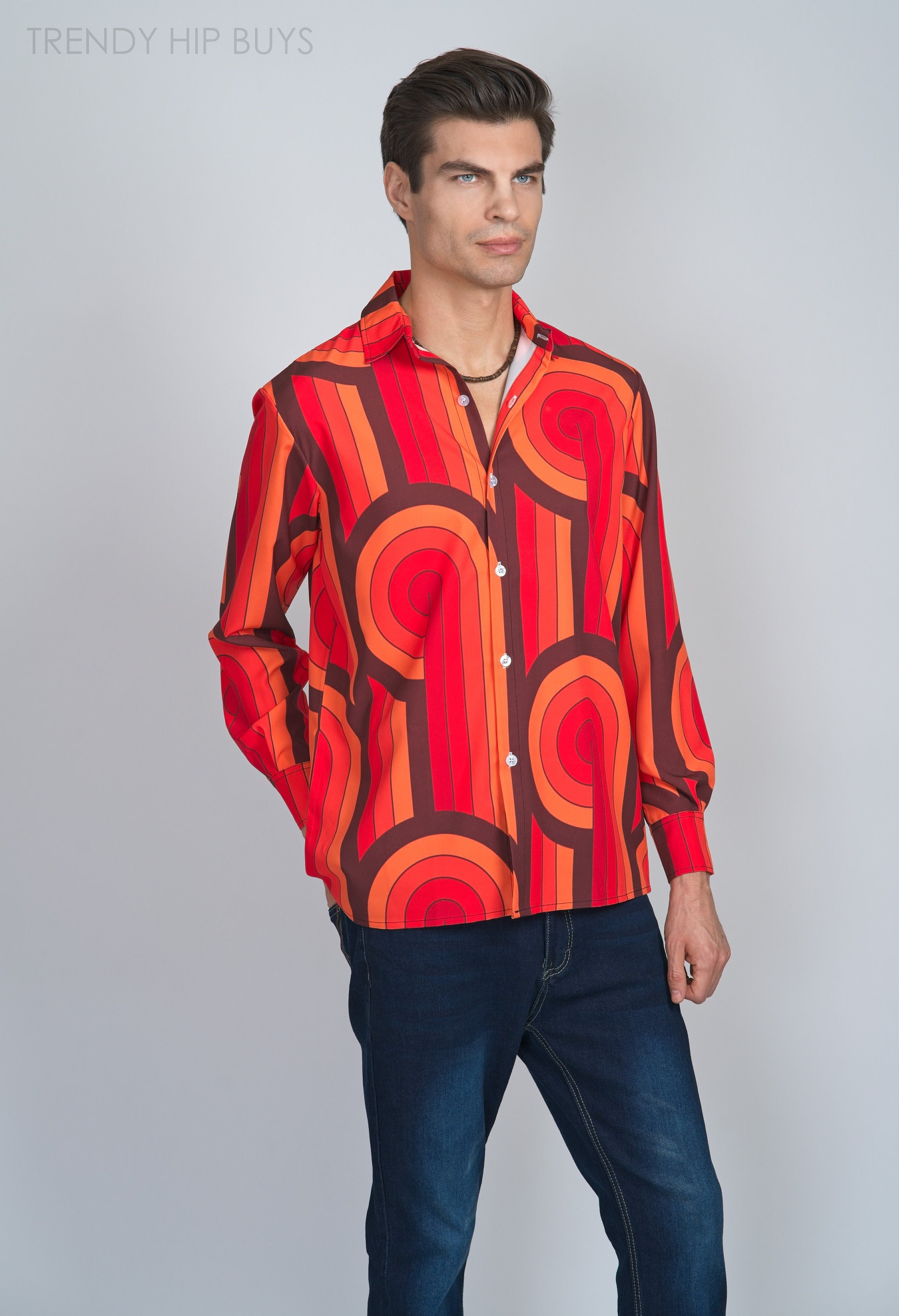 TrendyHipBuysVintage 70s Clothing Men, Retro Shirt, 60s 70s Shirt Men, Men's 70s Style Shirt, Orange Brown Groovy Shirt Men, Hippie Shirt, 70s Top Men TrendyHipBuysVintage 70s Clothing Men, Retro Shirt, 60s 70s Shirt Men, Men's 70s Style Shirt, Orange Brown Groovy Shirt Men, Hippie Shirt, 70s Top Men