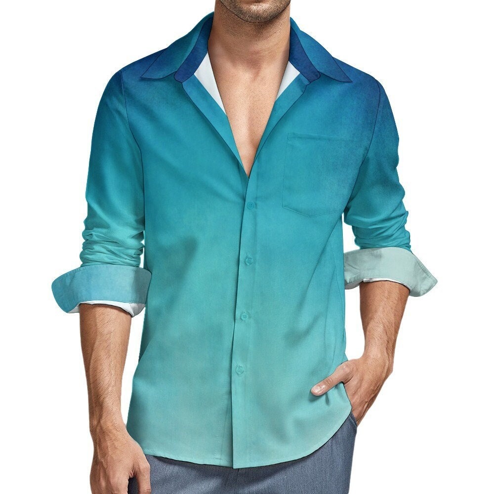 Teal Green Dress Shirt