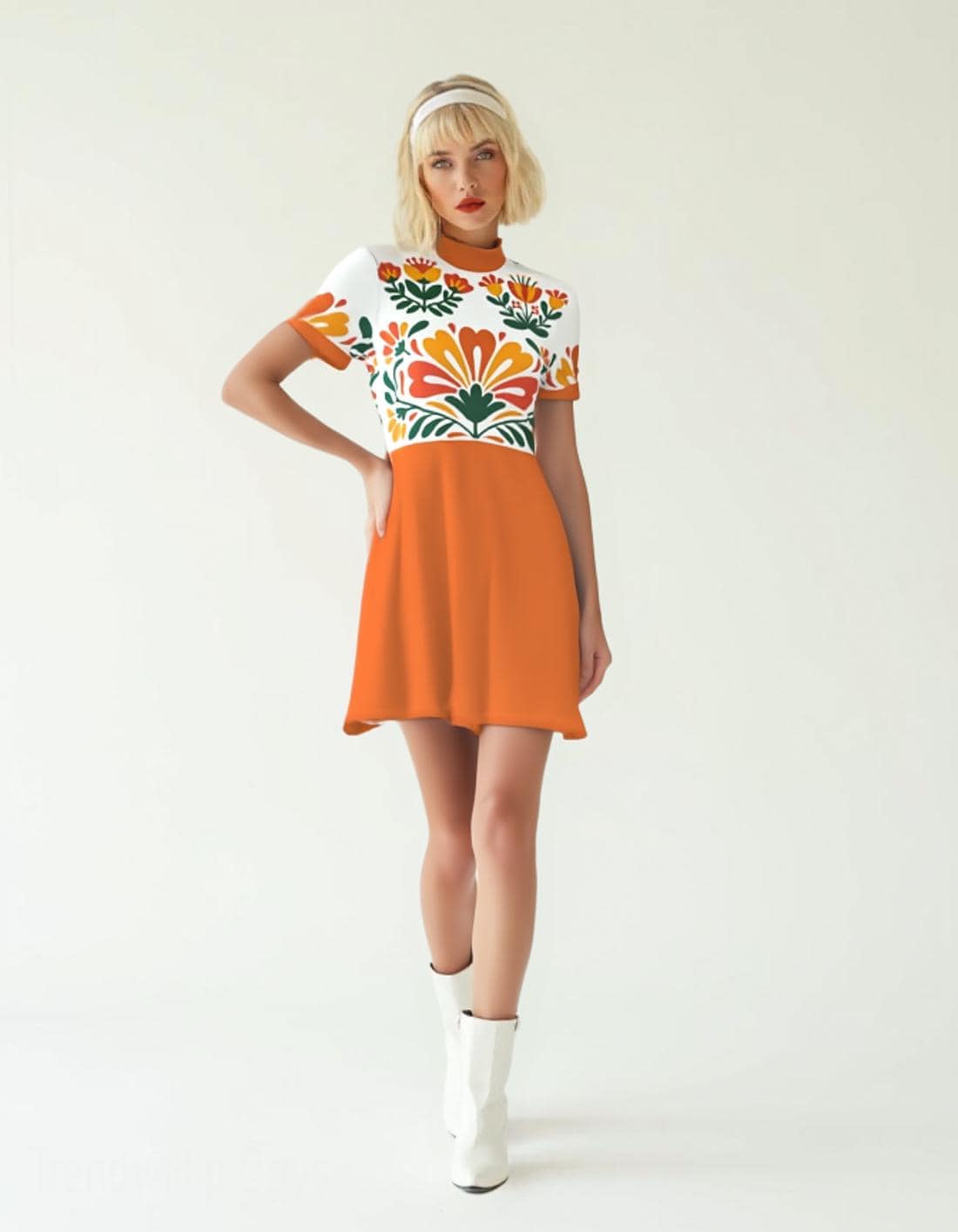 open lace back dress 1960s Party Girl Costume – Smiffys