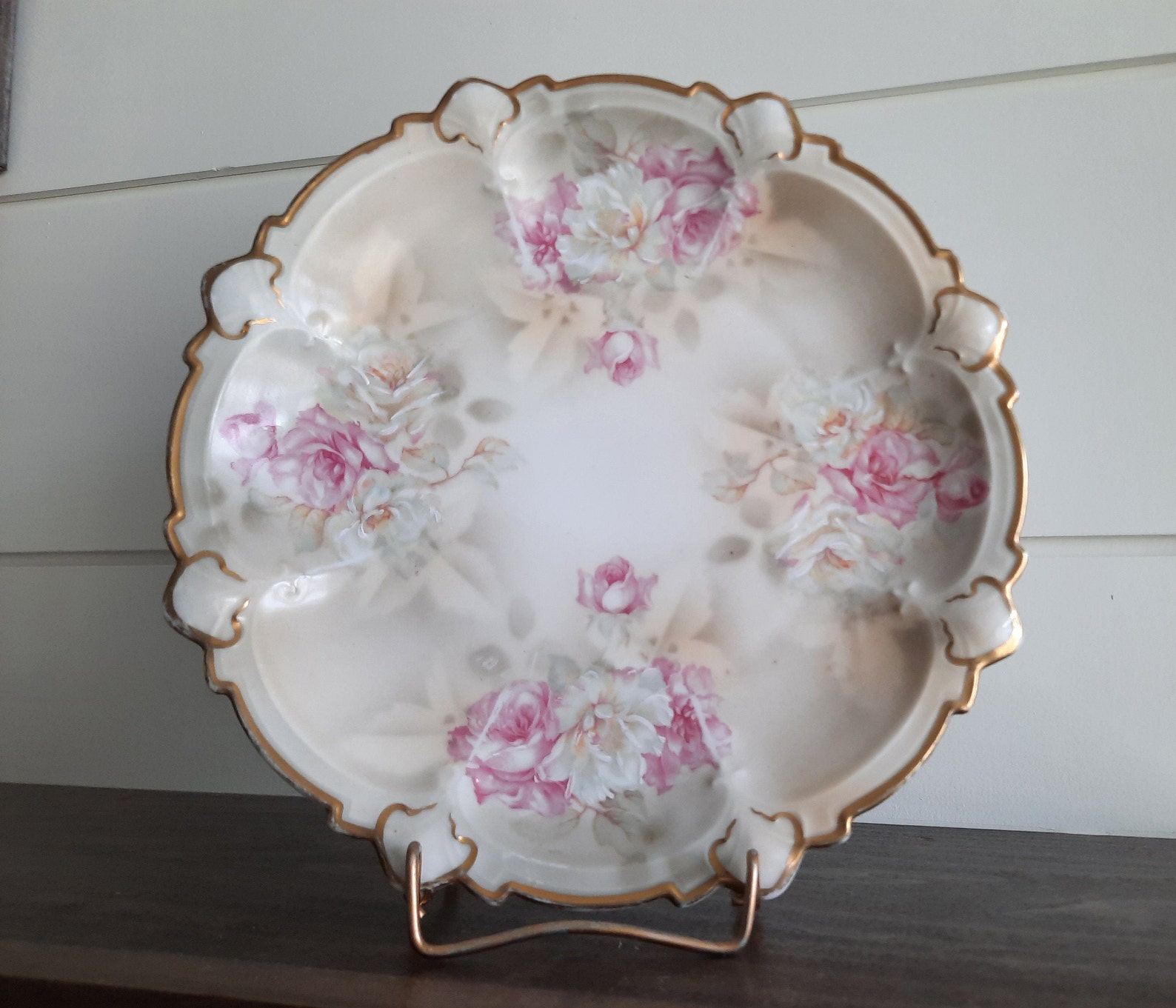 Habsburgo Vintage China Plate MZ Austria European Scalloped | Etsy