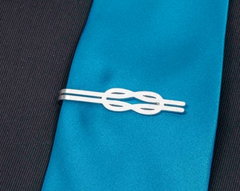 Square Knot Tie Clip