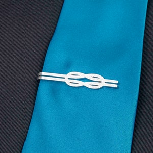 Square Knot Tie Clip
