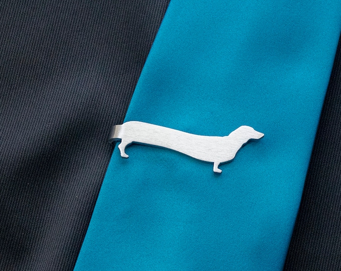 dachshund tie clip