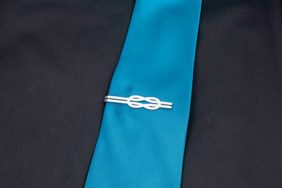 Square Knot Tie Clip