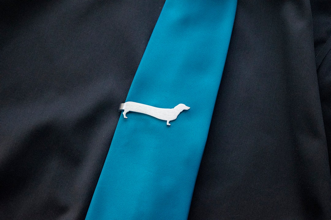 dachshund tie clip