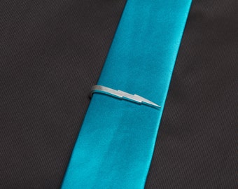 Lightning Bolt Skinny Tie Clip