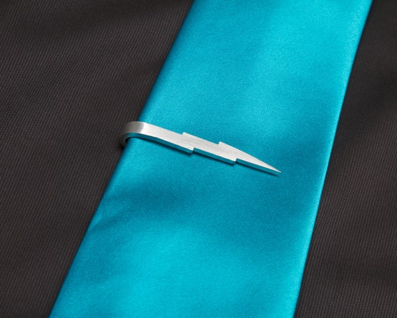 Lightning Bolt Tie Clip