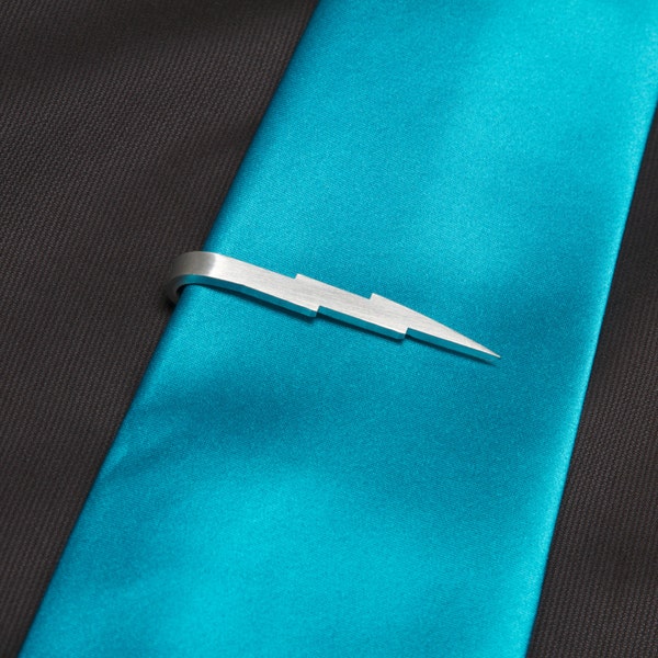 Lightning Bolt Tie Clip