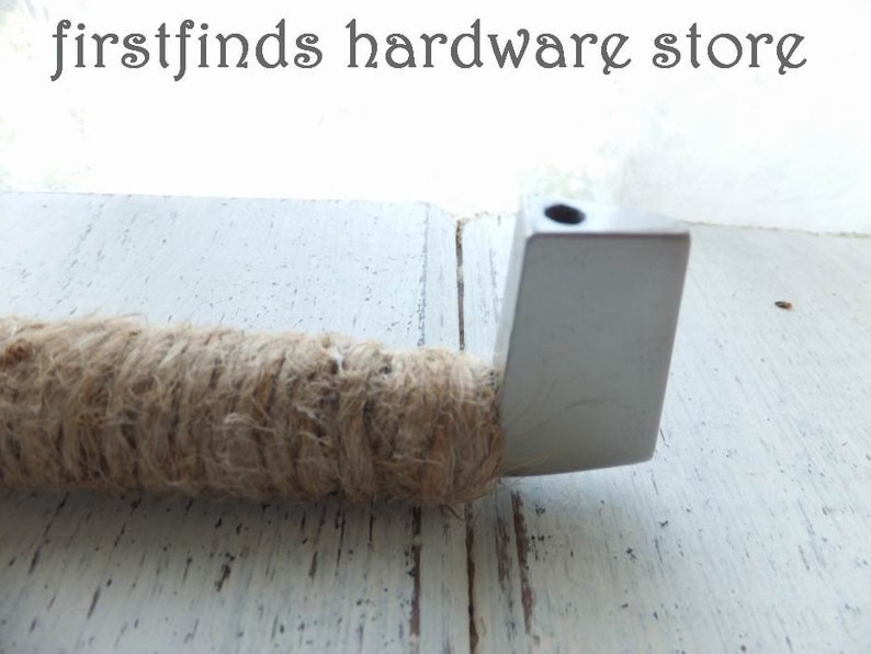 Rope Door Handle Large Nautical Pull Beach Farmhouse Etsy