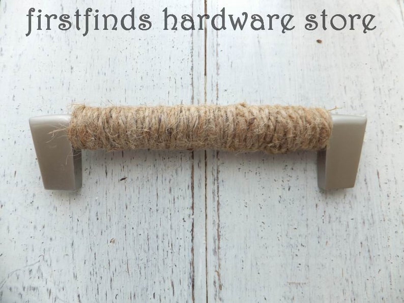 Rope Door Handle Large Nautical Pull Beach Farmhouse Etsy