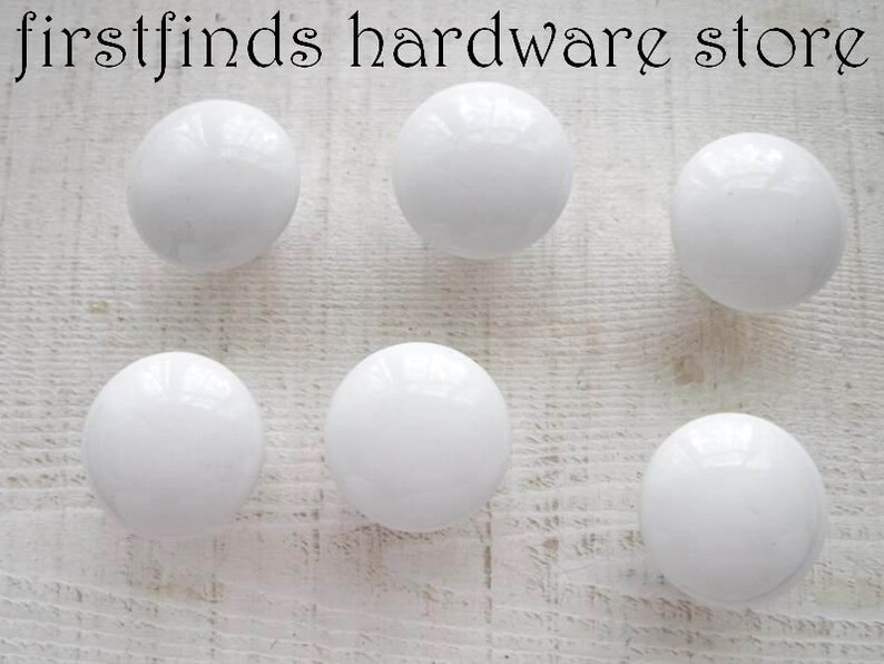 SHABBY WHITE PORCELAIN CABINET KNOB PULL HANDLE SKELETON KEY CHIC COTTAGE DECOR