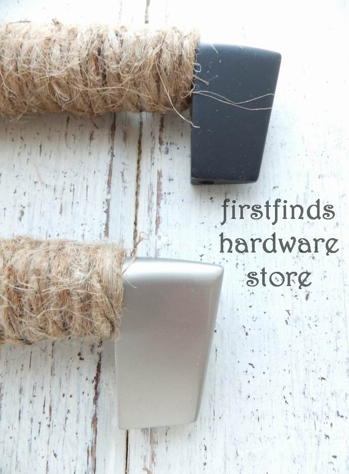 Rope Door Handle Large Nautical Pull Beach Farmhouse Etsy