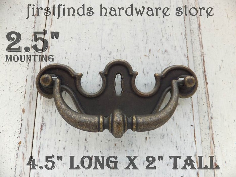 Original Drawer Pulls Key Hole Dresser Cabinet Handles Etsy