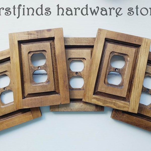 Rustic Outlet Cover Etsy