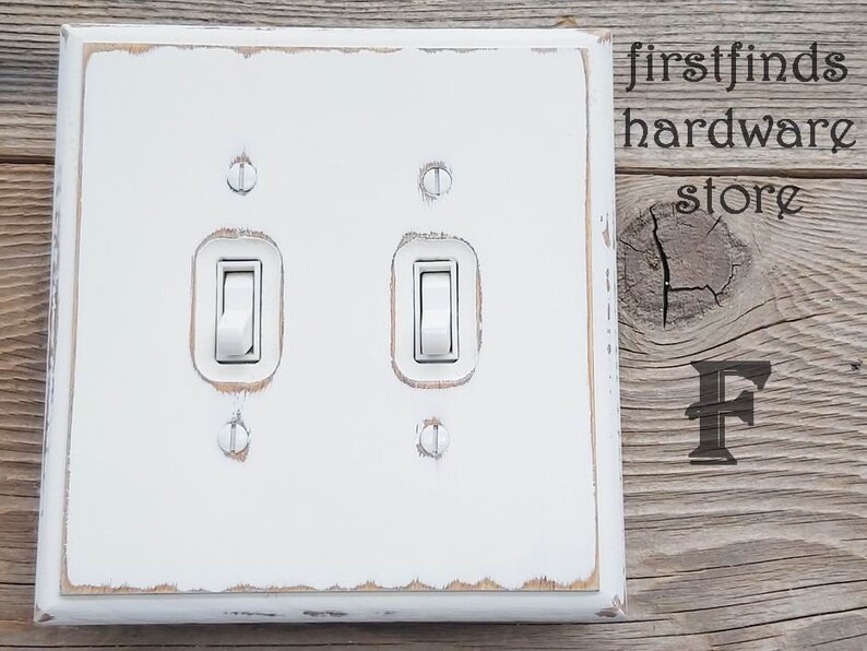 Shiplap Distressed Wood Electrical Plates Light Switch Plug Etsy