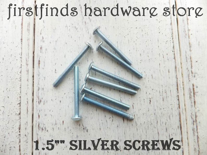 Cabinet Mounting Hardware Screw Different Styles And Lengths Drawer Pull Door Handle Dresser Furniture Kitchen Bathroom Imperial Thread