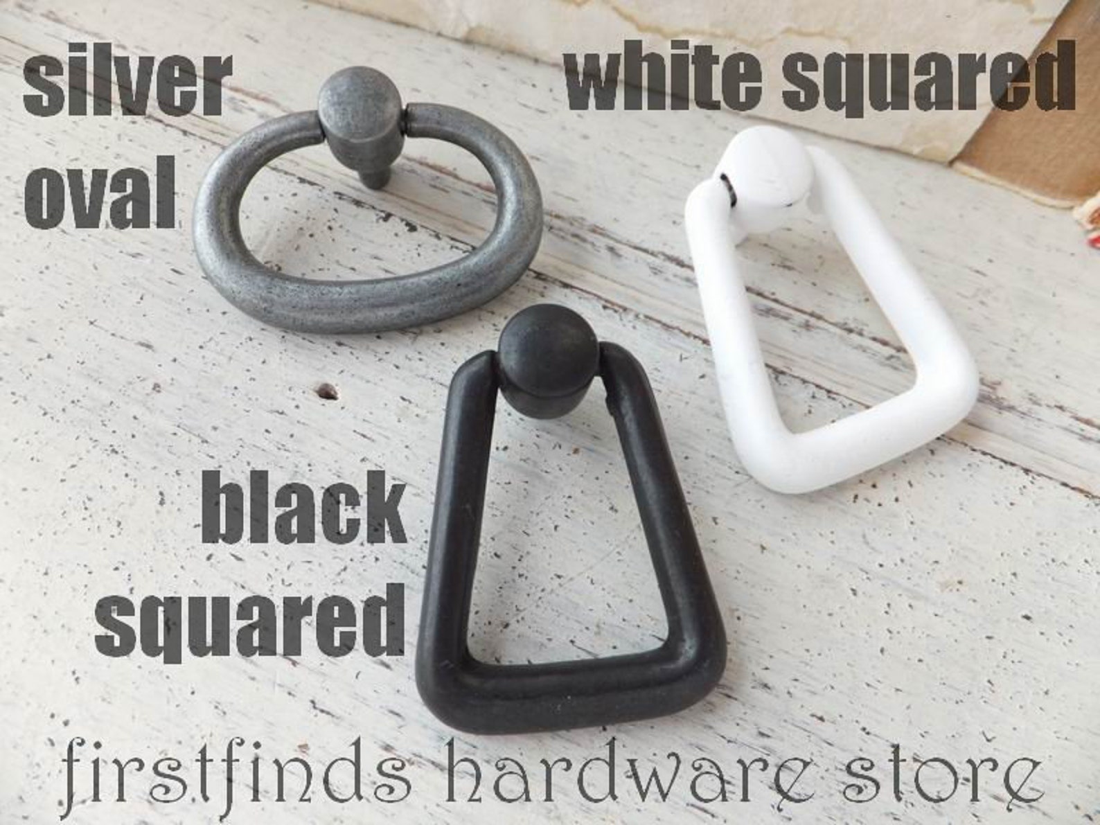 SETS DE 2 anillos tira negro gris blanco cocina gabinete | Etsy