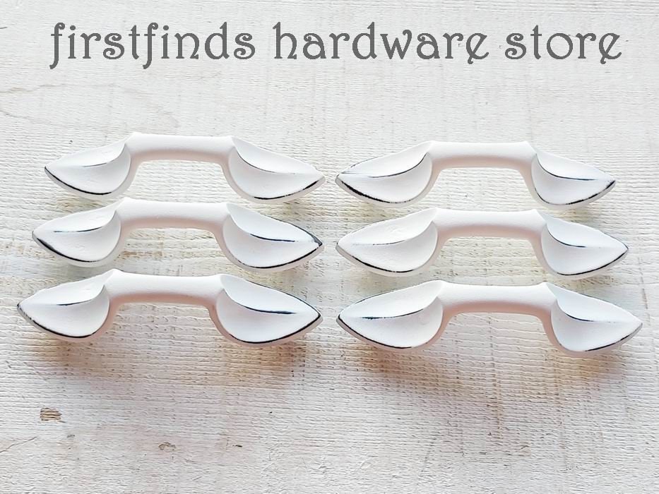 SET DE 6 mangos pintados en mal estado chic mangos de muebles | Etsy