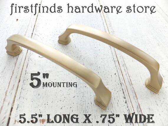5 INCH WIDE METAL DRAWER PULL WITH RESIN HANDLE