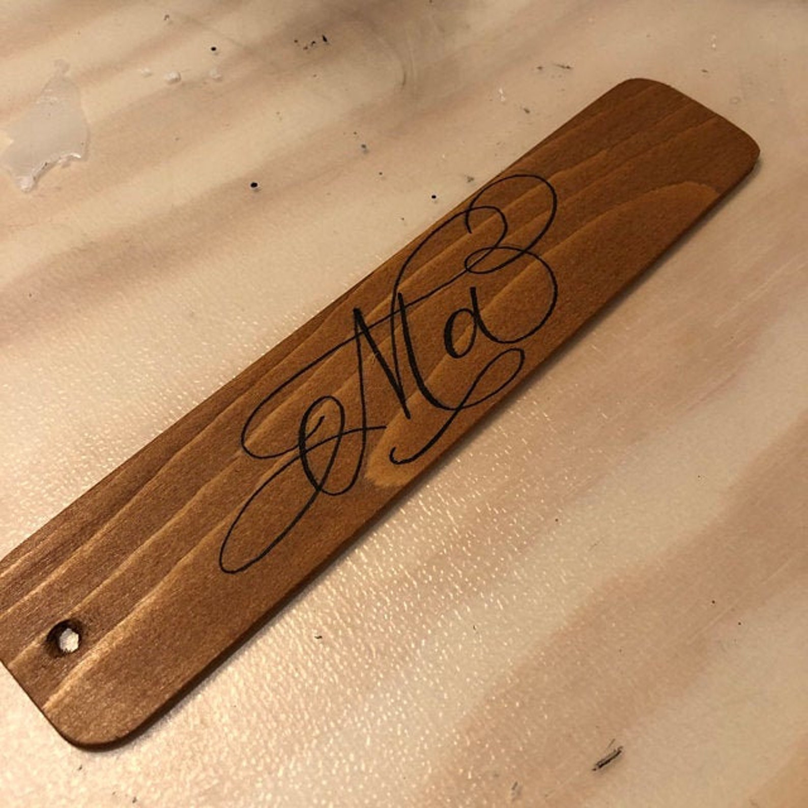 Wood Bookmarks. Six Blank Bookmarks for You to Personalize to Etsy