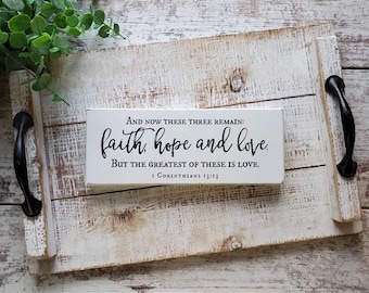Faith, Hope & Love — 1 Corinthians 13:13 | Wedding Decor