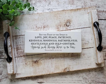 Galatians 5:22–23 — The Fruits of the Spirit Sign | Inspiring Home Decor