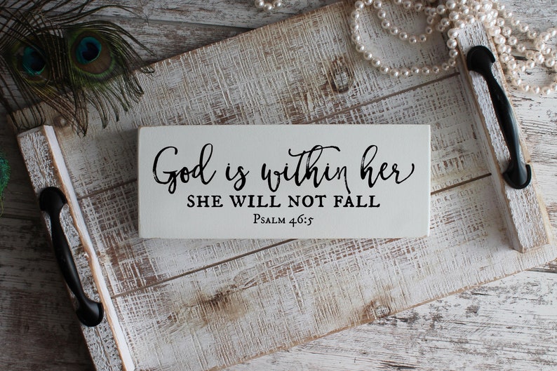 God Is Within Her Psalm 46:5 Inspirational Womens Gift image 0