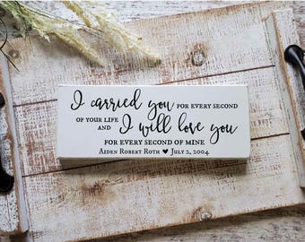 Miscarriage Memorial Plaque - Loss Keepsake, Personalized Memorial Sign