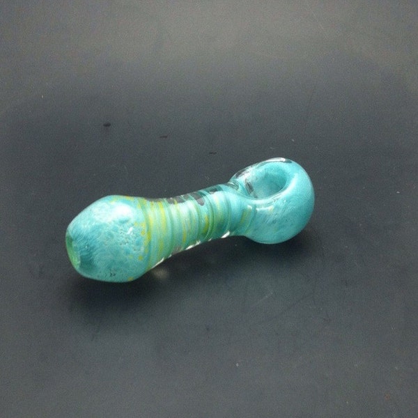 Glass Pipe - Mini Frit Twister Spoon 3.5"