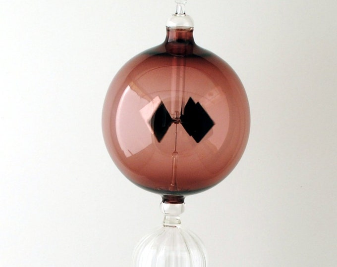 1223 Hanging Elongated Radiometer with Purple Round