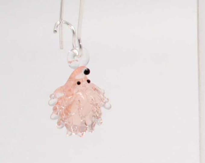 One pair of Miniature Glass Hedgehog Earrings