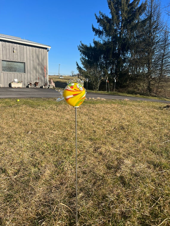 Fish Garden Sculpture - Bright