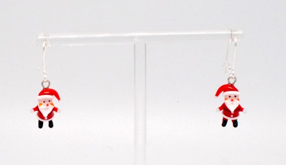 Santa standing Earrings