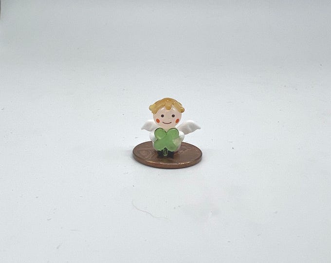 Miniature Angel with Clover