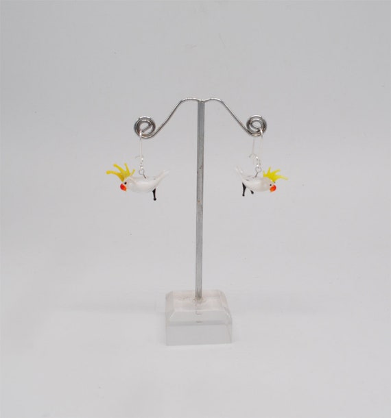 Miniature Cockatoo Earrings