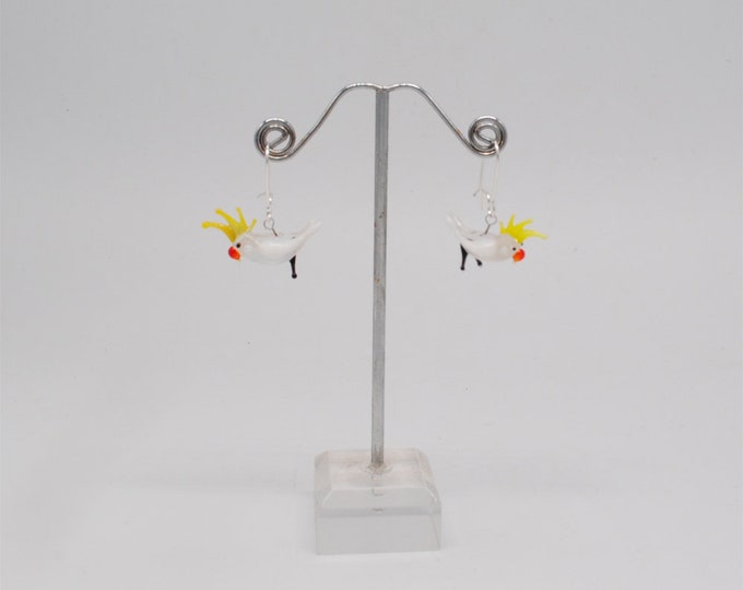 Miniature Cockatoo Earrings