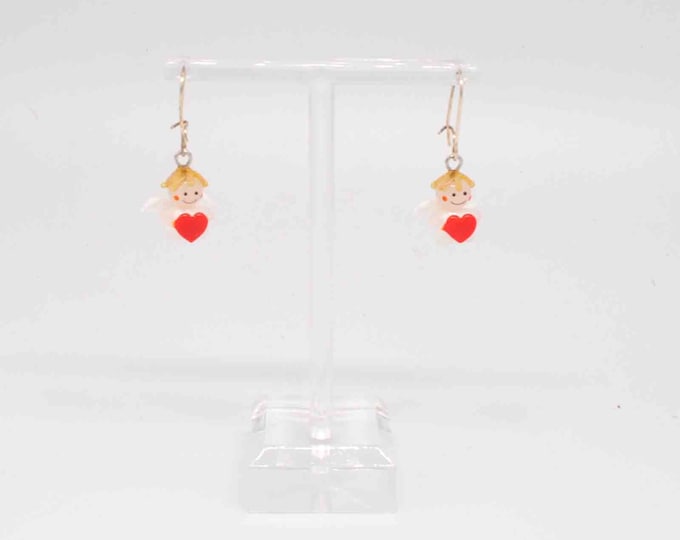 Angel with Heart Earrings (1 pair)