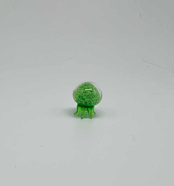 30-00 Miniature Glow in the Dark Jellyfish - Green