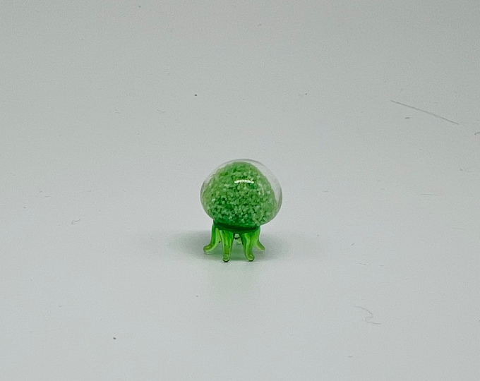 30-00 Miniature Glow in the Dark Jellyfish - Green