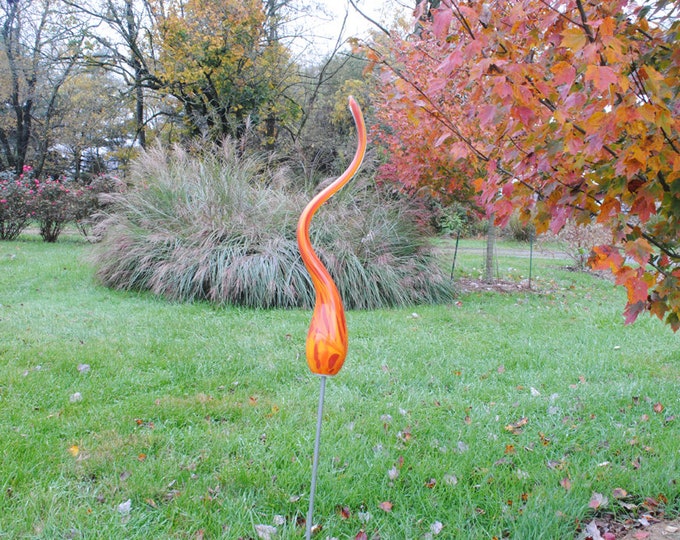 Flame Garden Sculpture - Fire