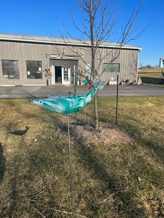 Fish Garden Sculpture - Jade